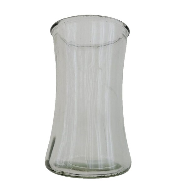 6" Tall Napco Clear Glass Vase  New with Tag 3-3/4" Wide - Picture 2 of 5